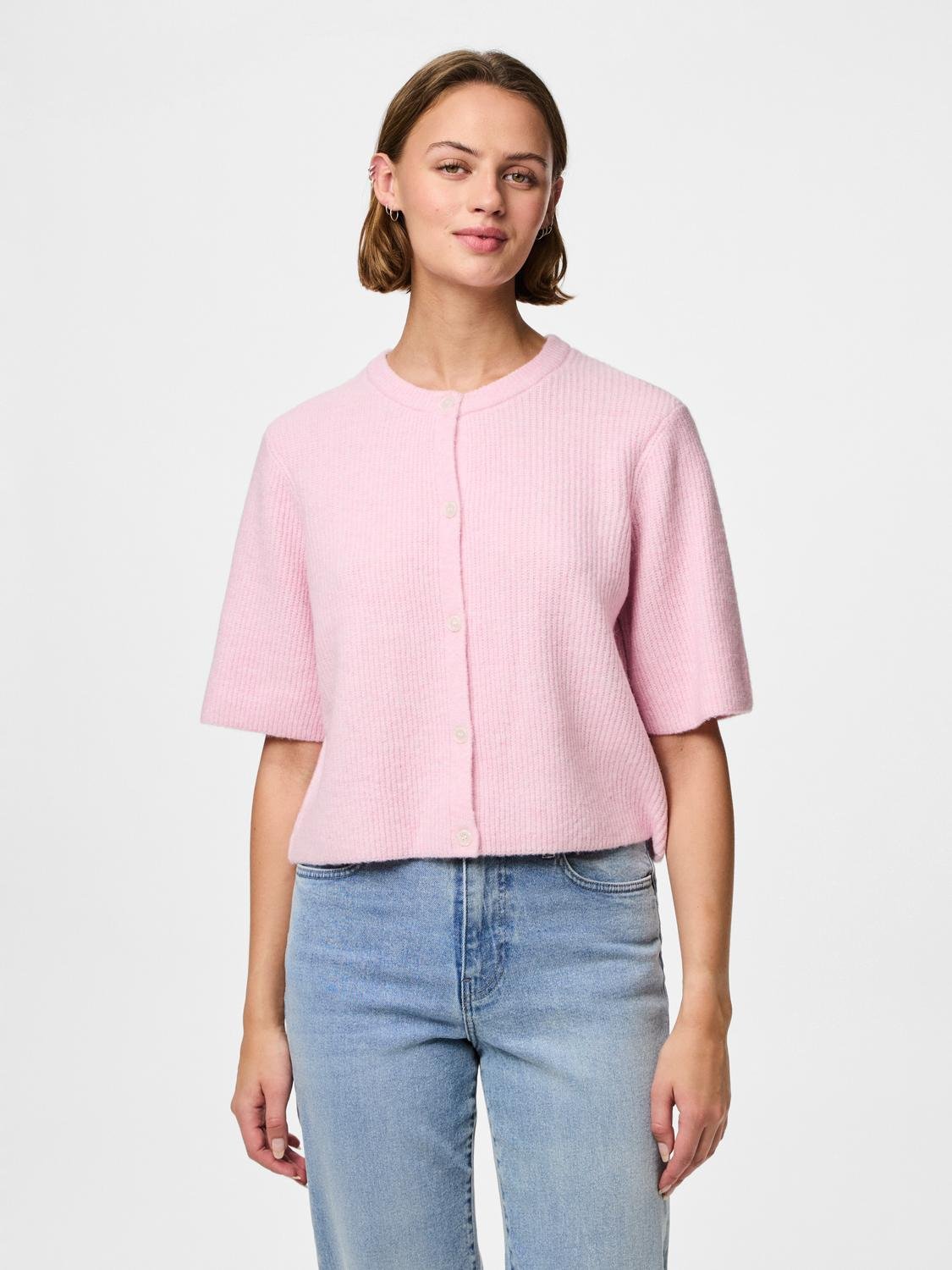 PCSILLY Knit Cardigan - Roseate Spoonbill - VERO MODA & VILA Bergvik